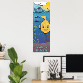 Poster - Goldie Fish - Buellton.Art (Bureau à domicile)