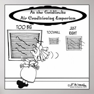 Poster Goldilocks Air conditionné Emporium