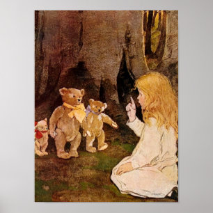 Poster "Goldilocks and the Three Bears"