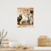 Poster Goldilocks et les trois ours par Arthur Rackham (Cuisine)