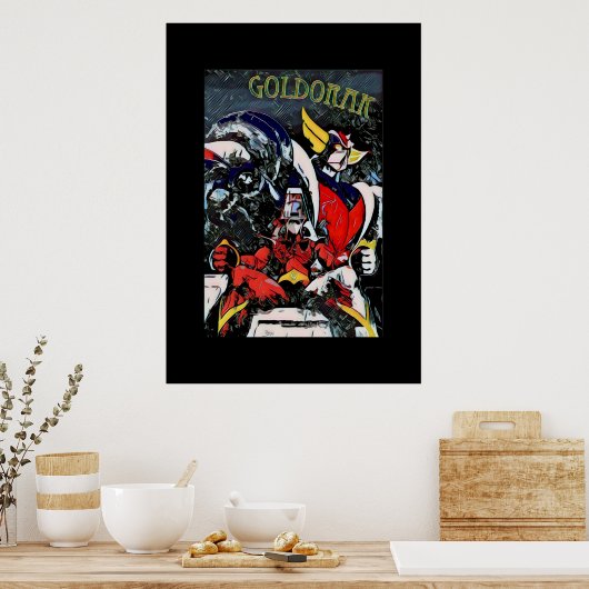 Poster goldorak (Cuisine)