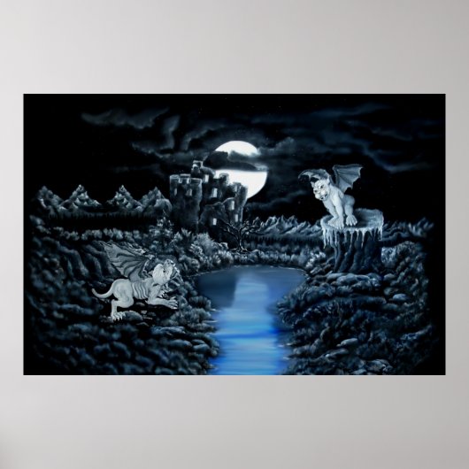 Poster Golem contre Golem District Combat (Devant)