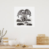 Poster Golem Gargoyle (Cuisine)