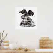 Poster Golem Gargoyle (Cuisine)