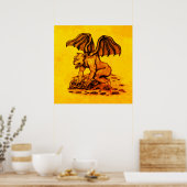 Poster Golem Gargoyle (Cuisine)