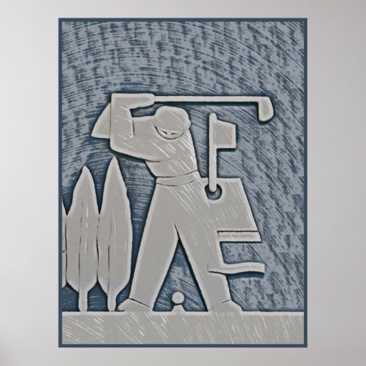 Poster Golf (Devant)