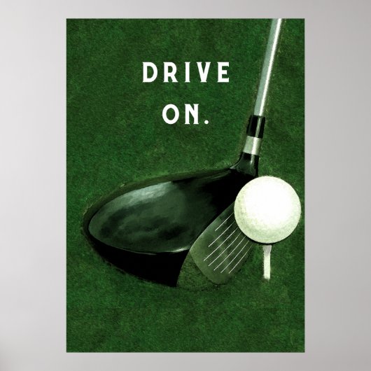 Poster Golf (Devant)