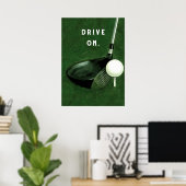 Poster Golf (Bureau à domicile)
