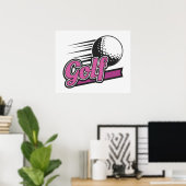 Poster Golf (Bureau à domicile)