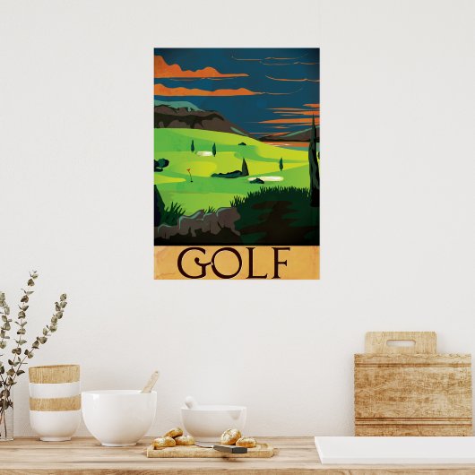 Poster Golf (Cuisine)