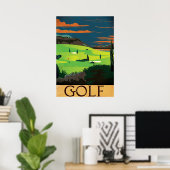 Poster Golf (Bureau à domicile)
