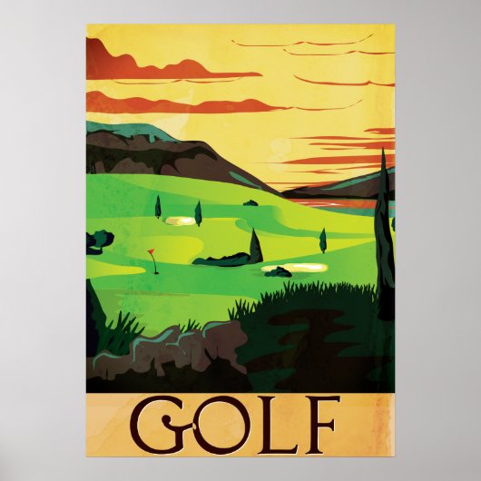 Poster Golf (Devant)