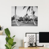 Poster Golf à Palm Beach, 1904 (Bureau à domicile)