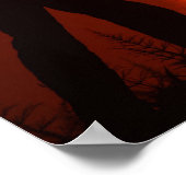 Poster Golf au coucher du soleil (Coin)