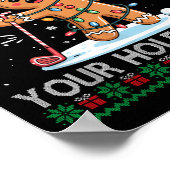 Poster Golf Christmas Gingerbread Sweeter Than Your Hole- (Coin)