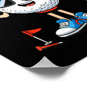 Poster Golf cinq mai golfing  (Coin)