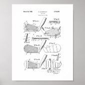 Poster Golf Club Patent (Devant)