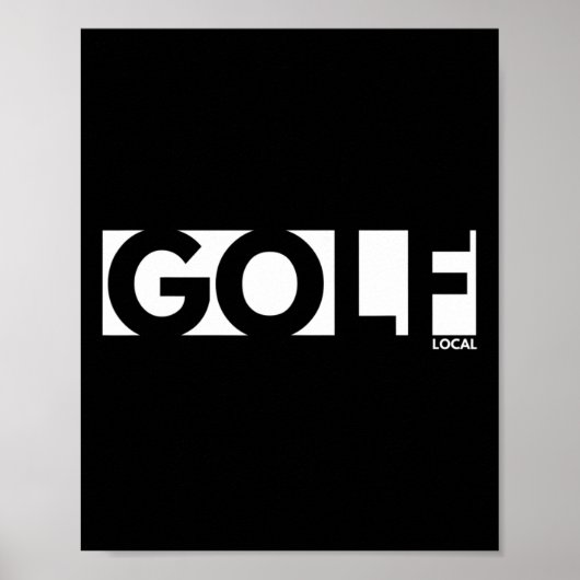 Poster Golf compétencesgolf (Devant)