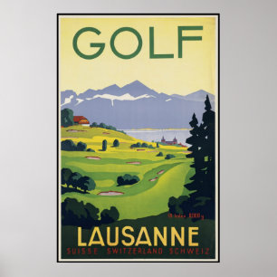Poster Golf de Lausanne