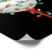 Poster Golf de Noël Pyjama Fun Holiday Golf Ball San (Coin)