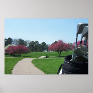 Poster Golf du printemps