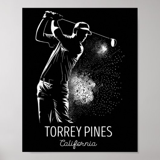 Poster Golf Golf à Torrey Pines 1 (Devant)