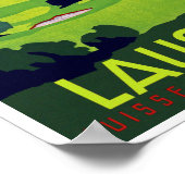 Poster Golf ~ Lausanne (Coin)