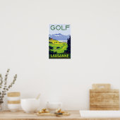 Poster Golf ~ Lausanne (Cuisine)