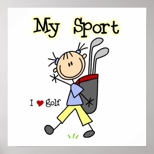 Poster Golf My Sport (Devant)