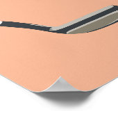 Poster Golf Orange (Coin)