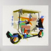 Poster Golf Panier Composition 1 - Art en toile Imprimer (Devant)