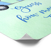 Poster Golf Premier Anniversaire Par-tee Devinez Combien  (Coin)