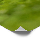 Poster Golf Saint Valentin avec balle de golf et coeur ro (Coin)