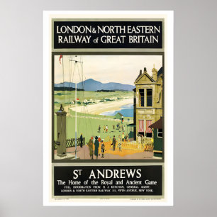 Poster Golf St Andrews La Maison du Royal et Ancien