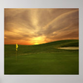 Poster Golf Sunrise (Devant)