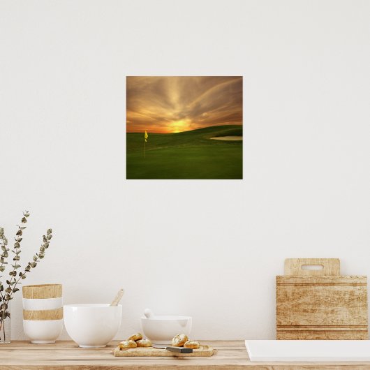 Poster Golf Sunrise (Cuisine)