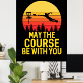 Poster Golf sur disque avec vous (Bureau à domicile)