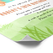 Poster Golf Time Capsule 1st birthday  (Coin)