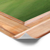 Poster Golf Vue depuis une fenêtre (Coin)