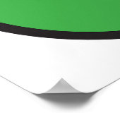 Poster Golf Wang Vert et Rouge Vibrants (Coin)