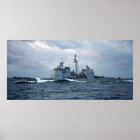 Poster Golfe de Leyte (CG 55) (Devant)