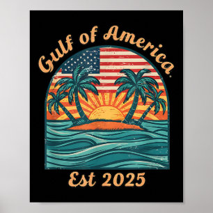 Poster Golfe Des Etats-Unis Funny Golfe Du Mexique Usa 20