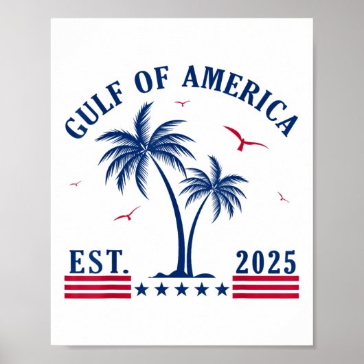 Poster Golfe Des Etats-Unis, Retro Golfe Des Etats-Unis E (Devant)