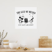 Poster Golfe du Mexique reste salé et résiste (Cuisine)