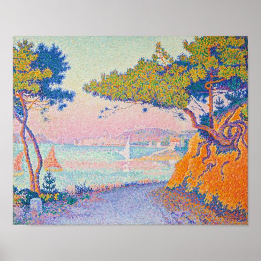Poster Golfe Juan | Paul Signac | (Devant)