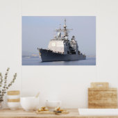 Poster Golfe USS Vella (CG 72) (Cuisine)