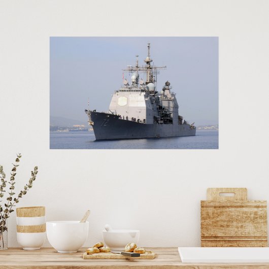 Poster Golfe USS Vella (CG 72) (Cuisine)