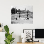 Poster Golferinos African American Children Golf c1905 (Bureau à domicile)