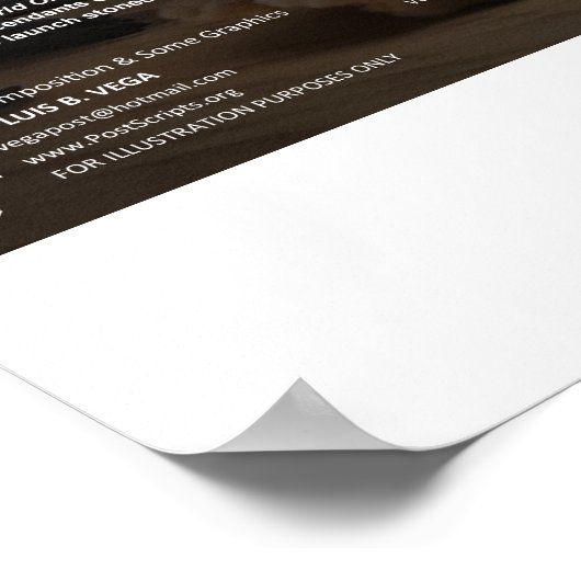 Poster Goliath le géant - Motif prophétique (Coin)