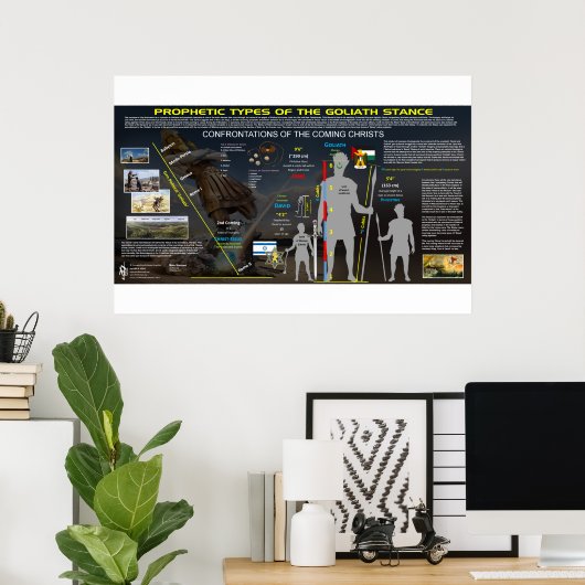 Poster Goliath le géant - Motif prophétique (Bureau à domicile)